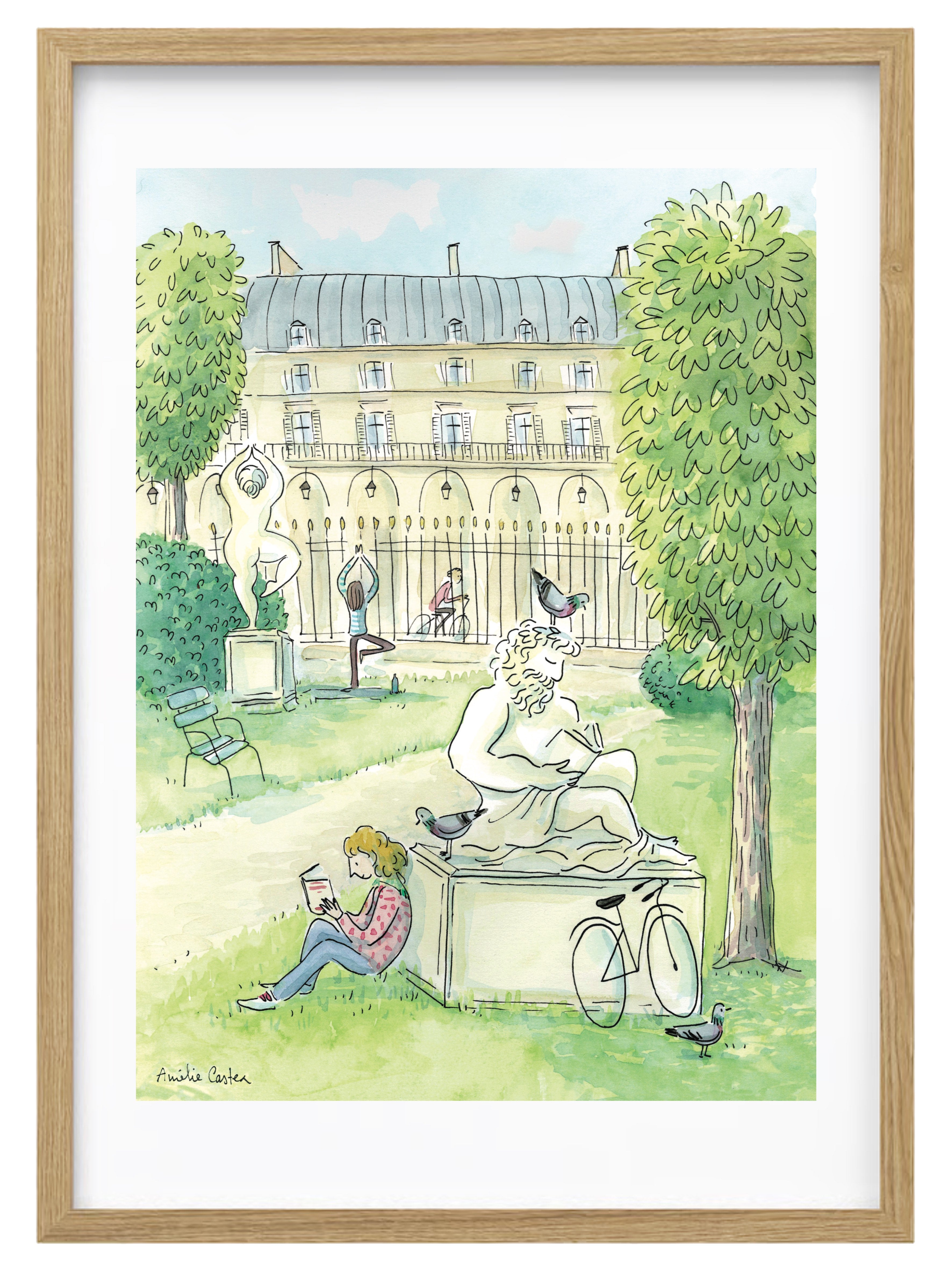 "La liseuse des Tuileries" d'Aurélie Castex