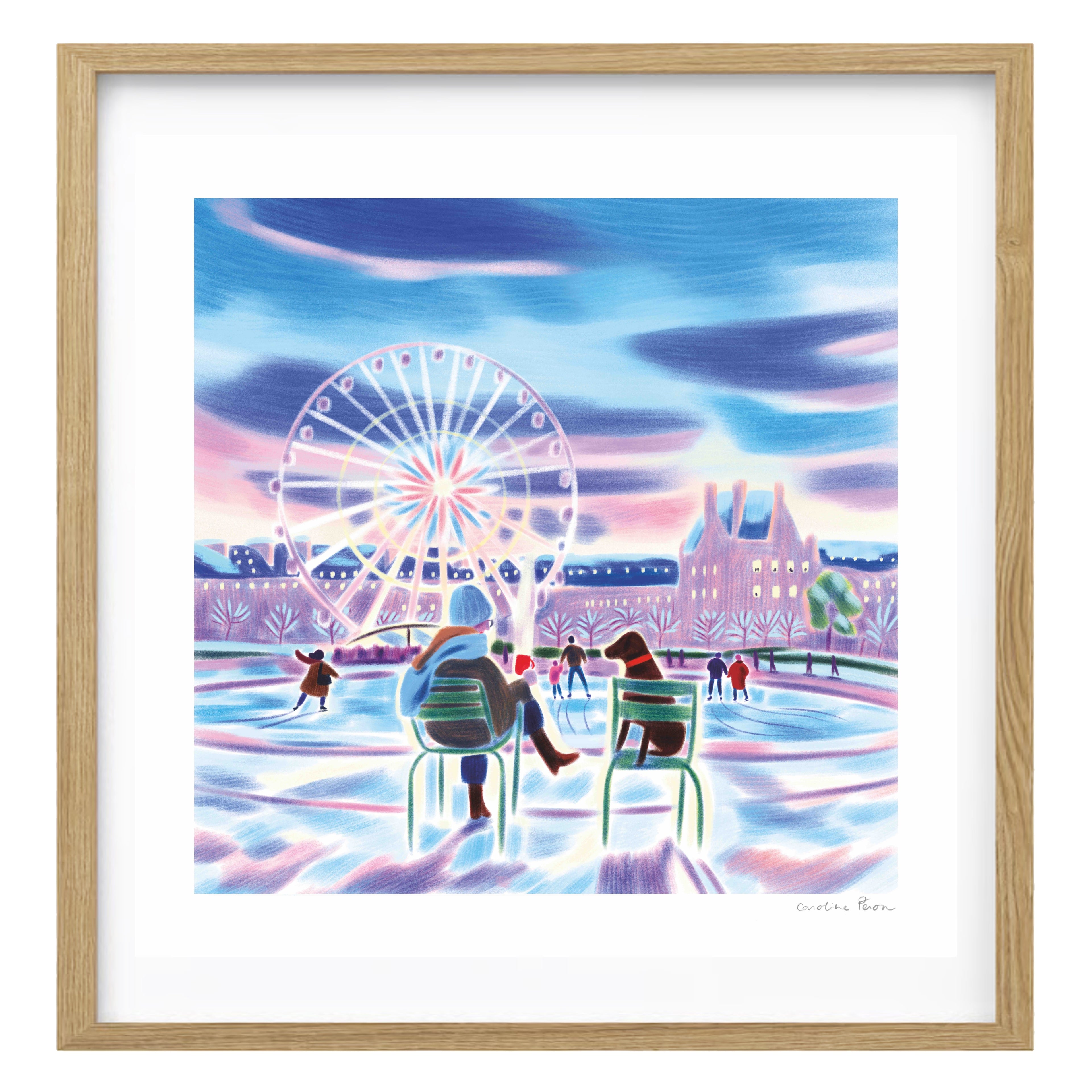 "Un hiver aux Tuileries" de Caroline Péron