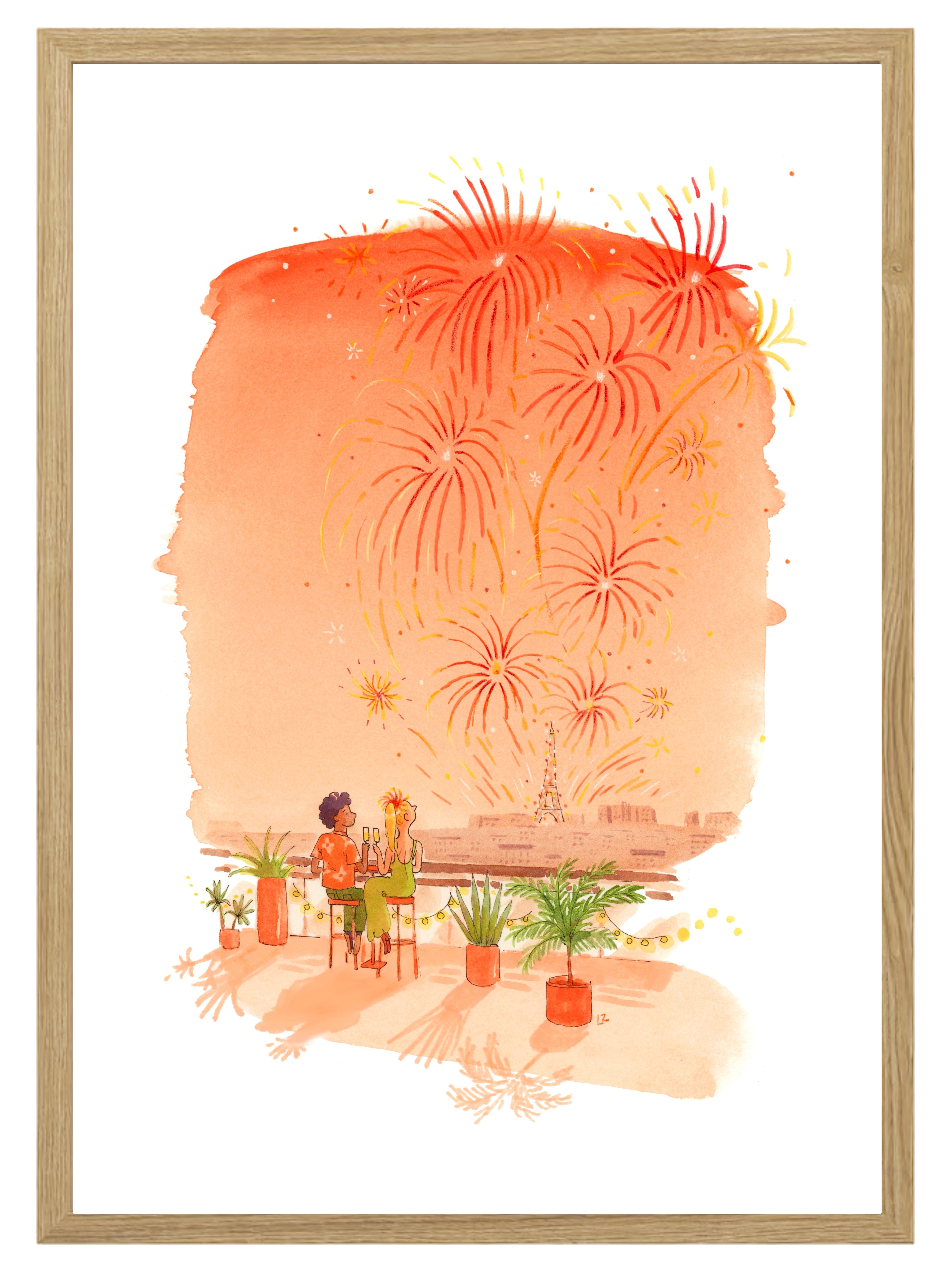 "Le rooftop du 14 juillet" de Lou Zago