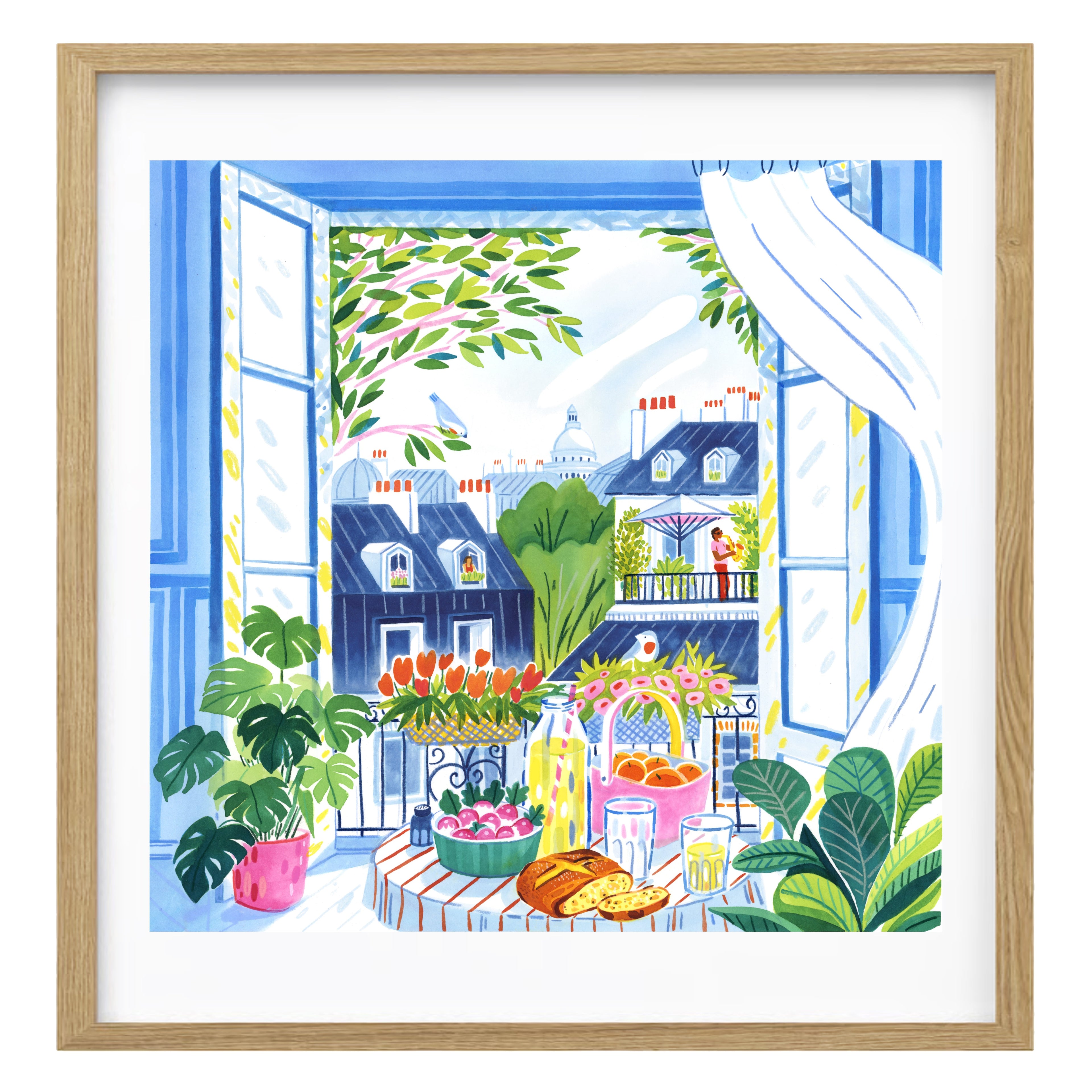 "Fenêtre sur Paris" de Maguelone Du Fou